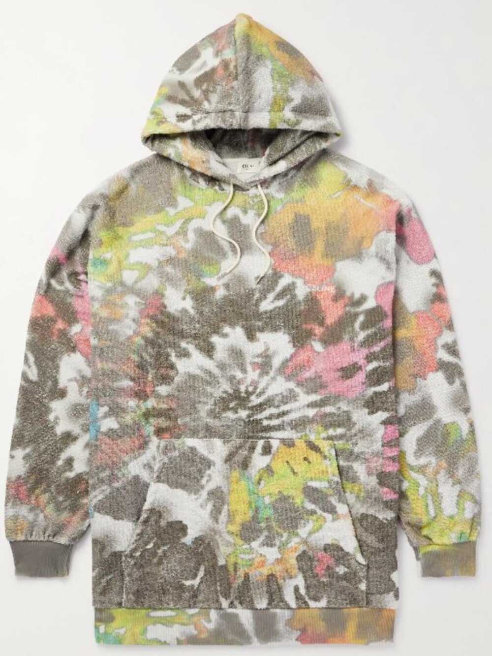 CELINE tie dyed terry cloth hoodie Oversized - Size Large